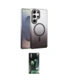 ieg™ Galaxy S23 Ultra Kılıf Ahenk Doku Özel Seri - Şeffaf 360 Full Body Arka Koruyucu