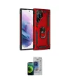 ieg™ Galaxy S23 Ultra Kılıf Ahenk Klasik Koleksiyonu - Siyah Durable Full Glue Curved Cam