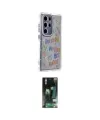 ieg™ Galaxy S23 Ultra Kılıf Ahenk Modern Serisi - Şeffaf 360 Full Body Arka Koruyucu