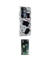 ieg™ Galaxy S23 Ultra Kılıf Ahenk Modern Serisi - Siyah 360 Mat Full Body Arka Koruyucu