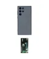 ieg™ Galaxy S23 Ultra Kılıf Ahenk Serisi - Siyah 360 Mat Full Body Arka Koruyucu