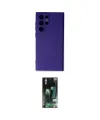 ieg™ Galaxy S23 Ultra Kılıf Ahenk Serisi - Siyah 360 Mat Full Body Arka Koruyucu