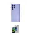 ieg™ Galaxy S23 Ultra Kılıf Ahenk Serisi - Siyah Durable Full Glue Curved Cam