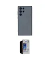 ieg™ Galaxy S23 Ultra Kılıf Ahenk Serisi - Siyah Durable Full Glue Curved Hayalet Cam