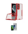 ieg™ Galaxy S23 Ultra Kılıf Atlas Asil Serisi - Siyah Durable Full Glue Curved Cam
