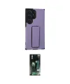 ieg™ Galaxy S23 Ultra Kılıf Çekirdek Yansıma - Siyah 360 Mat Full Body Arka Koruyucu