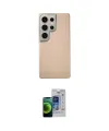 ieg™ Galaxy S23 Ultra Kılıf Eksen Prime - Siyah Durable Full Glue Curved Cam
