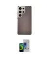 ieg™ Galaxy S23 Ultra Kılıf Eksen Prime - Siyah Durable Full Glue Curved Cam