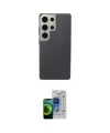 ieg™ Galaxy S23 Ultra Kılıf Eksen Prime - Siyah Durable Full Glue Curved Cam
