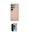 ieg™ Galaxy S23 Ultra Kılıf Eksen Prime - Siyah Durable Full Glue Curved Hayalet Cam