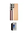 ieg™ Galaxy S23 Ultra Kılıf Eksen Prime - Siyah Durable Full Glue Curved Hayalet Cam