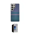 ieg™ Galaxy S23 Ultra Kılıf Eksen Prime - Siyah Durable Full Glue Curved Hayalet Cam