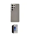 ieg™ Galaxy S23 Ultra Kılıf Eksen Prime - Siyah Durable Full Glue Curved Hayalet Cam