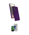 ieg™ Galaxy S23 Ultra Kılıf İz Işık Koleksiyonu - Siyah Durable Full Glue Curved Cam