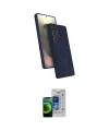 ieg™ Galaxy S23 Ultra Kılıf İz Işık Koleksiyonu - Siyah Durable Full Glue Curved Cam