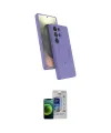ieg™ Galaxy S23 Ultra Kılıf İz Işık Koleksiyonu - Siyah Durable Full Glue Curved Cam