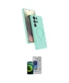 ieg™ Galaxy S23 Ultra Kılıf İz Işık Koleksiyonu - Siyah Durable Full Glue Curved Cam
