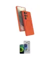 ieg™ Galaxy S23 Ultra Kılıf İz Işık Koleksiyonu - Siyah Durable Full Glue Curved Cam