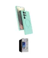 ieg™ Galaxy S23 Ultra Kılıf İz Işık Koleksiyonu - Siyah Durable Full Glue Curved Hayalet Cam