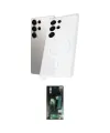 ieg™ Galaxy S23 Ultra Kılıf Kutup Minimal - Şeffaf 360 Full Body Arka Koruyucu