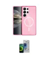 ieg™ Galaxy S23 Ultra Kılıf Nova Asil Prime - Siyah Durable Full Glue Curved Cam