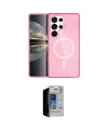 ieg™ Galaxy S23 Ultra Kılıf Nova Asil Prime - Siyah Durable Full Glue Curved Hayalet Cam
