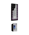 ieg™ Galaxy S23 Ultra Kılıf Odak Klasik Serisi - Siyah Durable Full Glue Curved Hayalet Cam