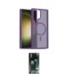 ieg™ Galaxy S23 Ultra Kılıf Siluet Minimal Prime - Şeffaf 360 Full Body Arka Koruyucu