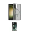 ieg™ Galaxy S23 Ultra Kılıf Siluet Minimal Prime - Şeffaf 360 Full Body Arka Koruyucu
