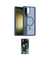 ieg™ Galaxy S23 Ultra Kılıf Siluet Minimal Prime - Siyah 360 Mat Full Body Arka Koruyucu