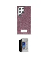 ieg™ Galaxy S23 Ultra Kılıf Vadi Klasik Serisi - Siyah Durable Full Glue Curved Hayalet Cam