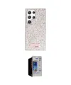 ieg™ Galaxy S23 Ultra Kılıf Vadi Klasik Serisi - Siyah Durable Full Glue Curved Hayalet Cam