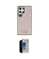 ieg™ Galaxy S23 Ultra Kılıf Vadi Klasik Serisi - Siyah Durable Full Glue Curved Hayalet Cam