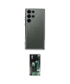 ieg™ Galaxy S23 Ultra Kılıf Vadi Minimal - Siyah 360 Mat Full Body Arka Koruyucu