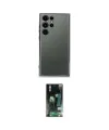ieg™ Galaxy S23 Ultra Kılıf Vadi Minimal - Siyah 360 Mat Full Body Arka Koruyucu