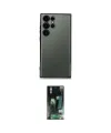 ieg™ Galaxy S23 Ultra Kılıf Vadi Minimal - Siyah 360 Mat Full Body Arka Koruyucu