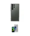 ieg™ Galaxy S23 Ultra Kılıf Vadi Minimal - Siyah Durable Full Glue Curved Cam
