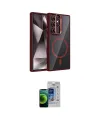 ieg™ Galaxy S23 Ultra Kılıf Yadigar Asil Koleksiyonu - Siyah Durable Full Glue Curved Cam