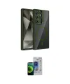 ieg™ Galaxy S23 Ultra Kılıf Yadigar Asil Koleksiyonu - Siyah Durable Full Glue Curved Cam