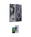 ieg™ Galaxy S23 Ultra Kılıf Yadigar Asil Koleksiyonu - Siyah Durable Full Glue Curved Cam