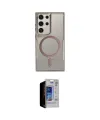 ieg™ Galaxy S23 Ultra Kılıf Yadigar Klasik Özel Seri - Siyah Durable Full Glue Curved Hayalet Cam
