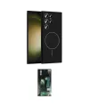 ieg™ Galaxy S23 Ultra Kılıf Yankı Form Serisi - Şeffaf 360 Full Body Arka Koruyucu