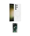 ieg™ Galaxy S23 Ultra Kılıf Yankı Form Serisi - Siyah 360 Mat Full Body Arka Koruyucu