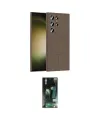 ieg™ Galaxy S23 Ultra Kılıf Yankı Form Serisi - Siyah 360 Mat Full Body Arka Koruyucu