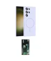 ieg™ Galaxy S23 Ultra Kılıf Yankı Form Serisi - Siyah 360 Mat Full Body Arka Koruyucu