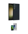 ieg™ Galaxy S23 Ultra Kılıf Yankı Form Serisi - Siyah Durable Full Glue Curved Cam