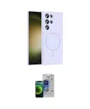 ieg™ Galaxy S23 Ultra Kılıf Yankı Form Serisi - Siyah Durable Full Glue Curved Cam