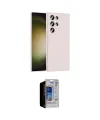ieg™ Galaxy S23 Ultra Kılıf Yankı Form Serisi - Siyah Durable Full Glue Curved Hayalet Cam