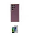 ieg™ Galaxy S23 Ultra Kılıf Yankı Serisi - Siyah Durable Full Glue Curved Cam