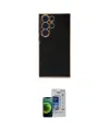 ieg™ Galaxy S23 Ultra Kılıf Yankı Serisi - Siyah Durable Full Glue Curved Cam